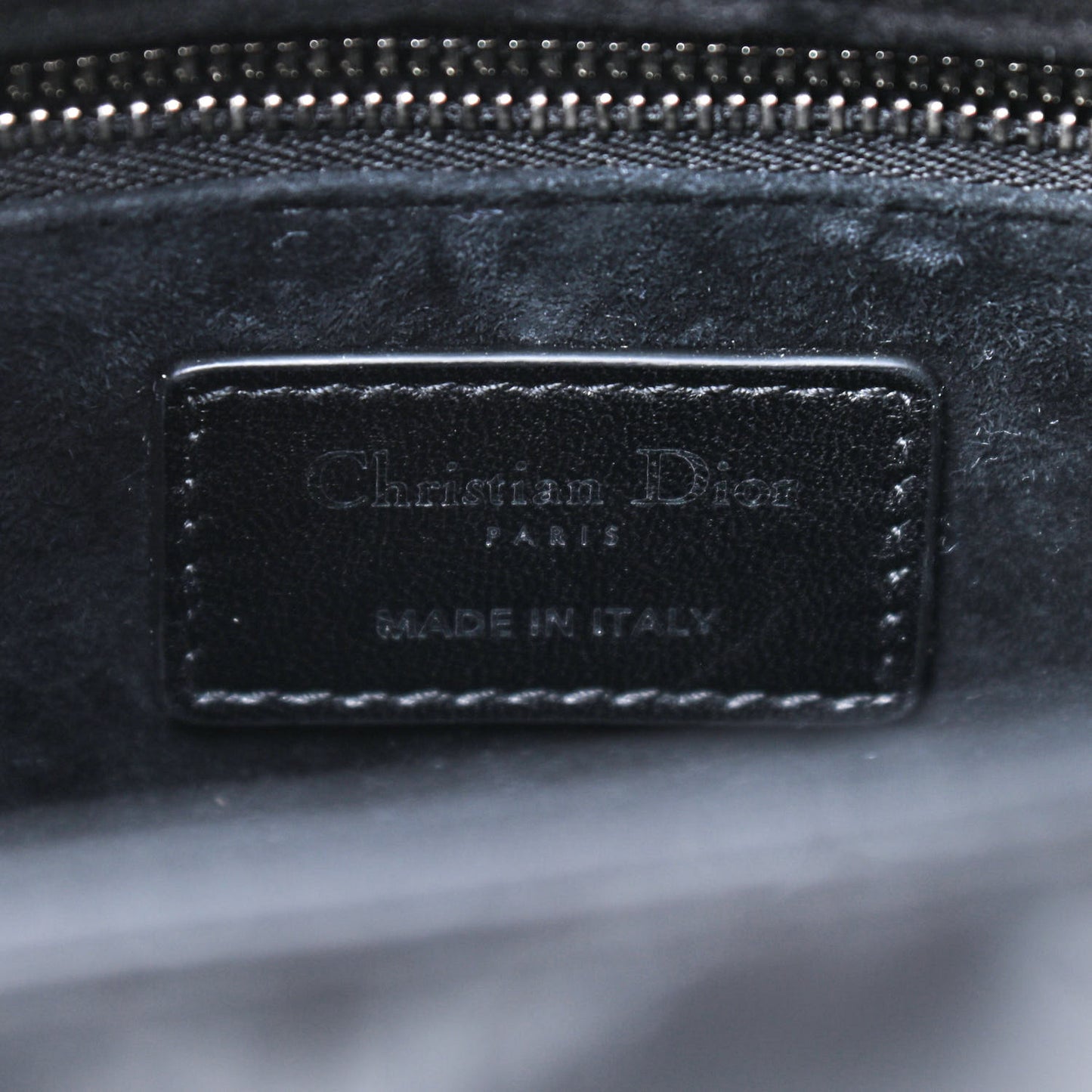 Lambskin Cannage Medium Lady Dior Black