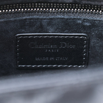 Christian Dior Lambskin Cannage Medium Lady Dior Black 8 of 9