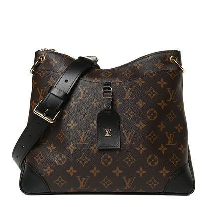 Louis Vuitton Monogram Odeon MM Black 1 of 14