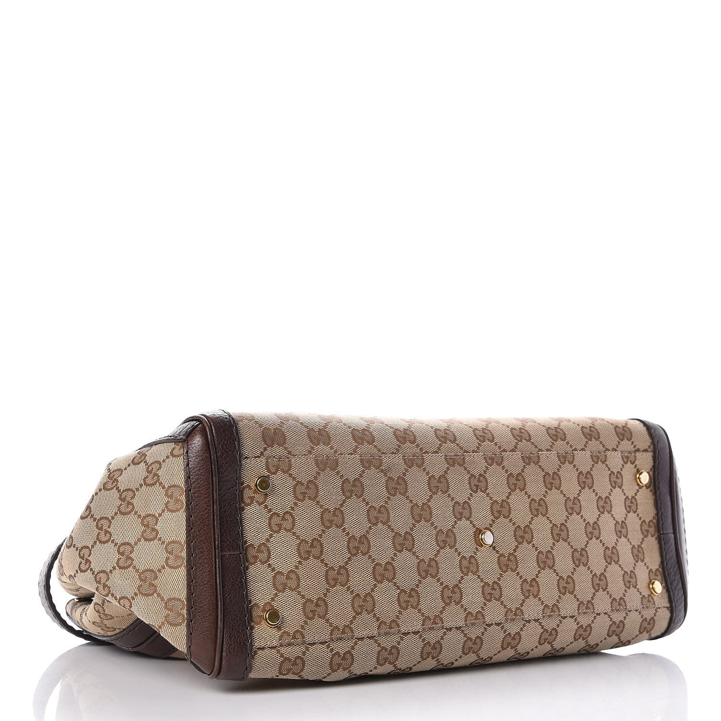 Monogram Medium GG Running Tote Dark Brown