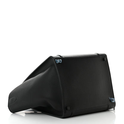 Celine Supple Calfskin Medium Phantom Luggage Black 4 of 11