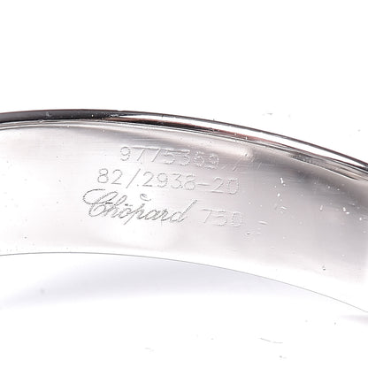Chopard 18K White Gold Diamond Happy Diamond Square Ring 50 5.25 5 of 5