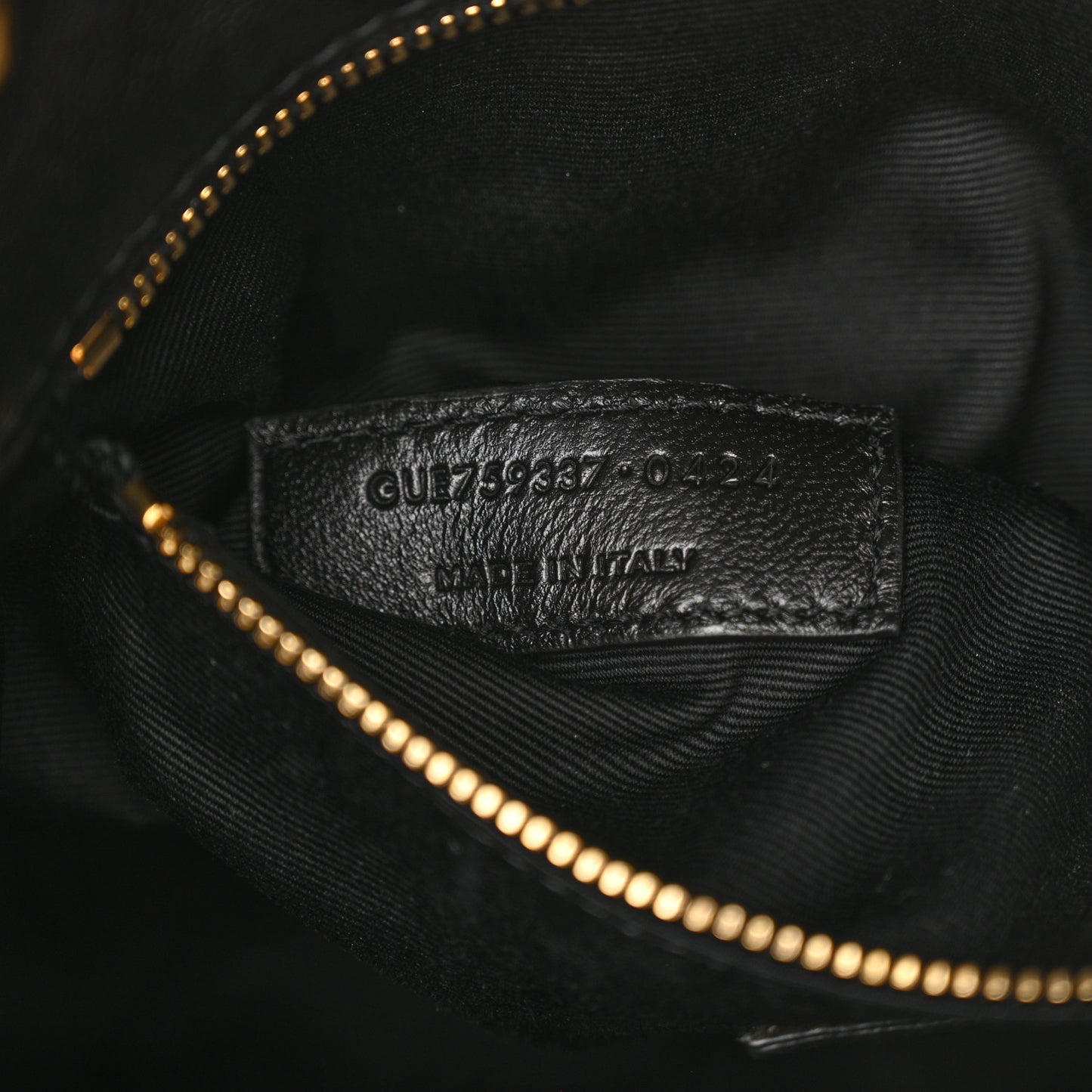 Lambskin Quilted Toy Loulou Puffer Monogram Chain Satchel Black