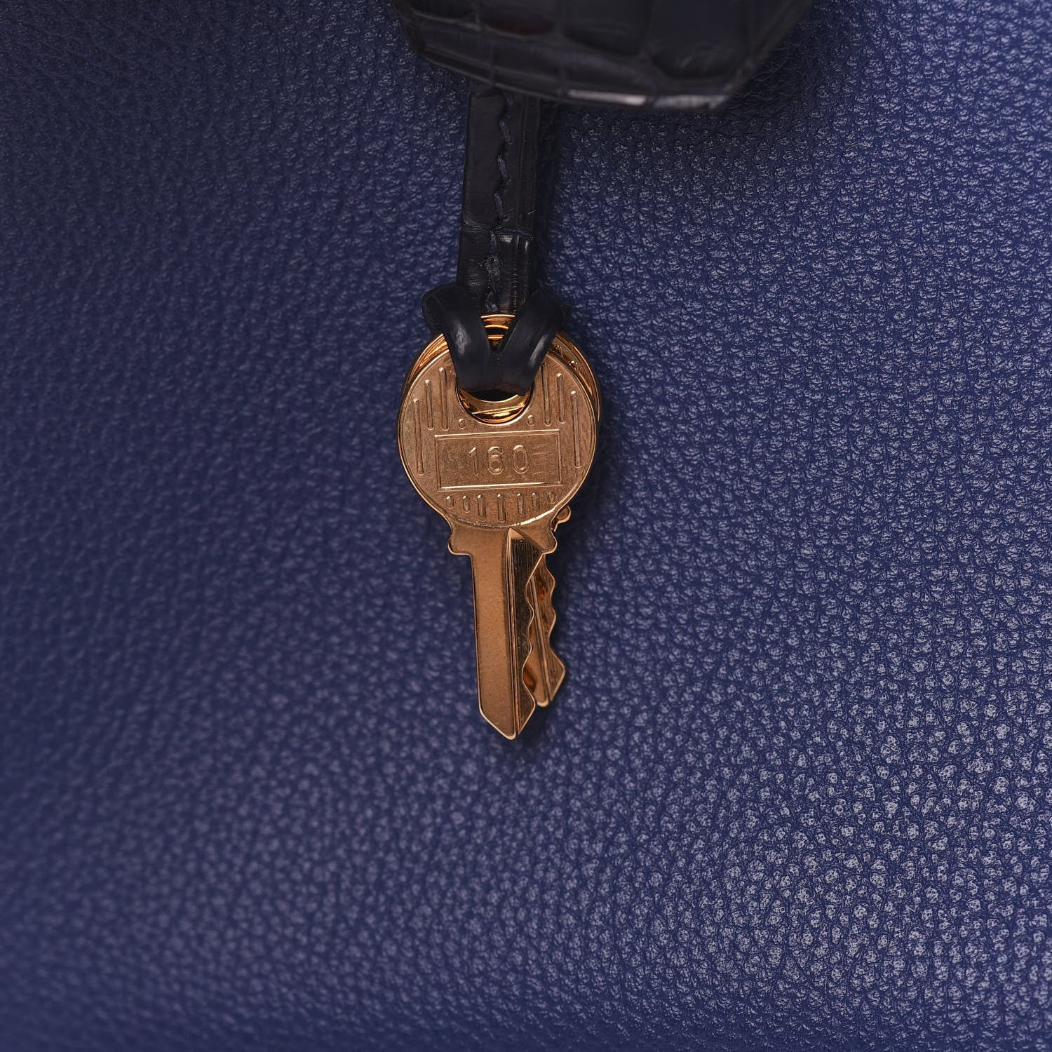 Hermes Taurillon Novillo Matte Alligator Birkin Touch 25 Bleu Saphir Marine 16 of 31
