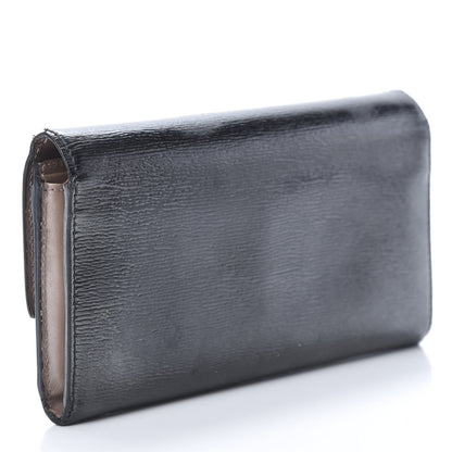 Gucci Shangai Calfskin Lovely Heart Continental Wallet Black 3 of 16