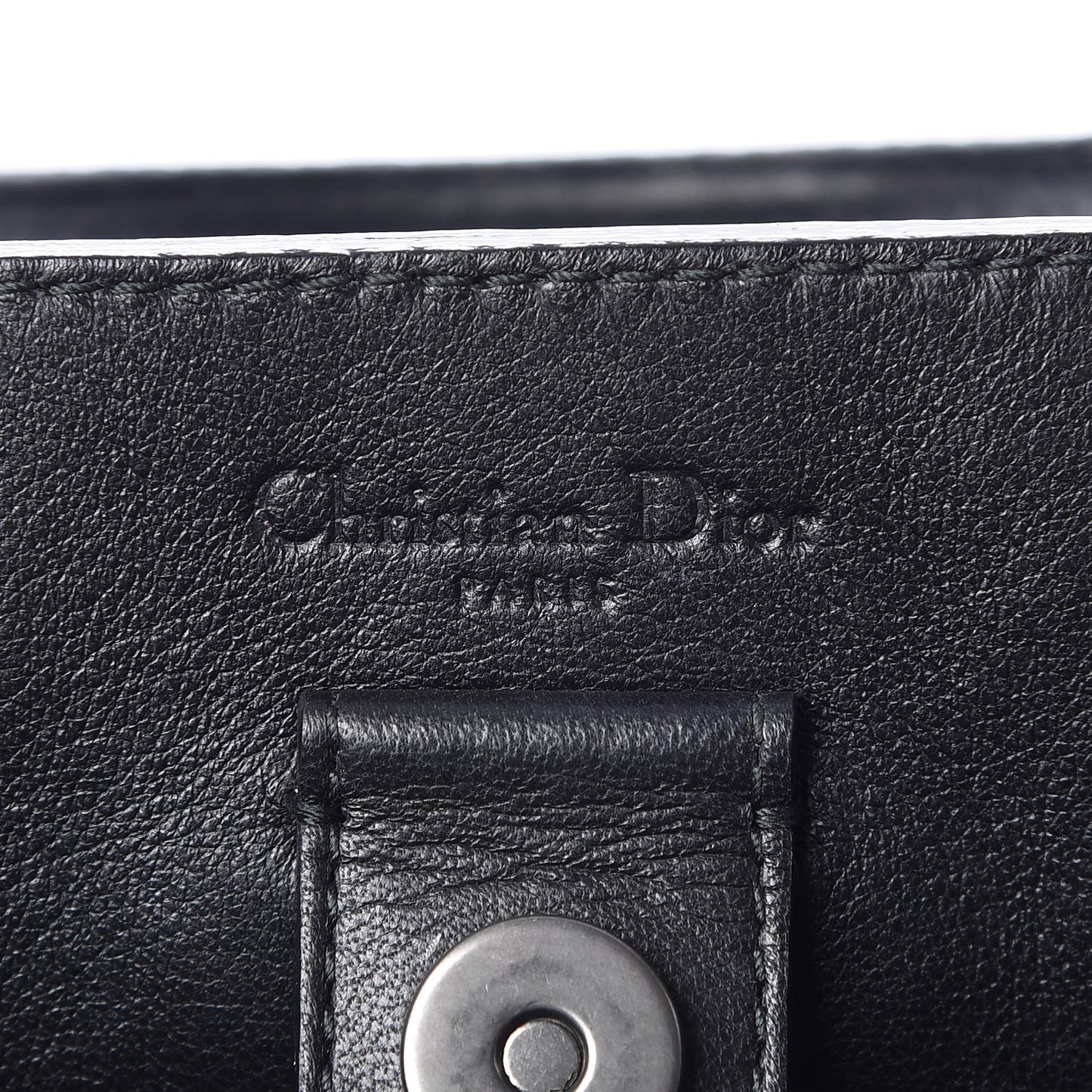 Bullcalf Small Ultra Black Diorissimo Tote