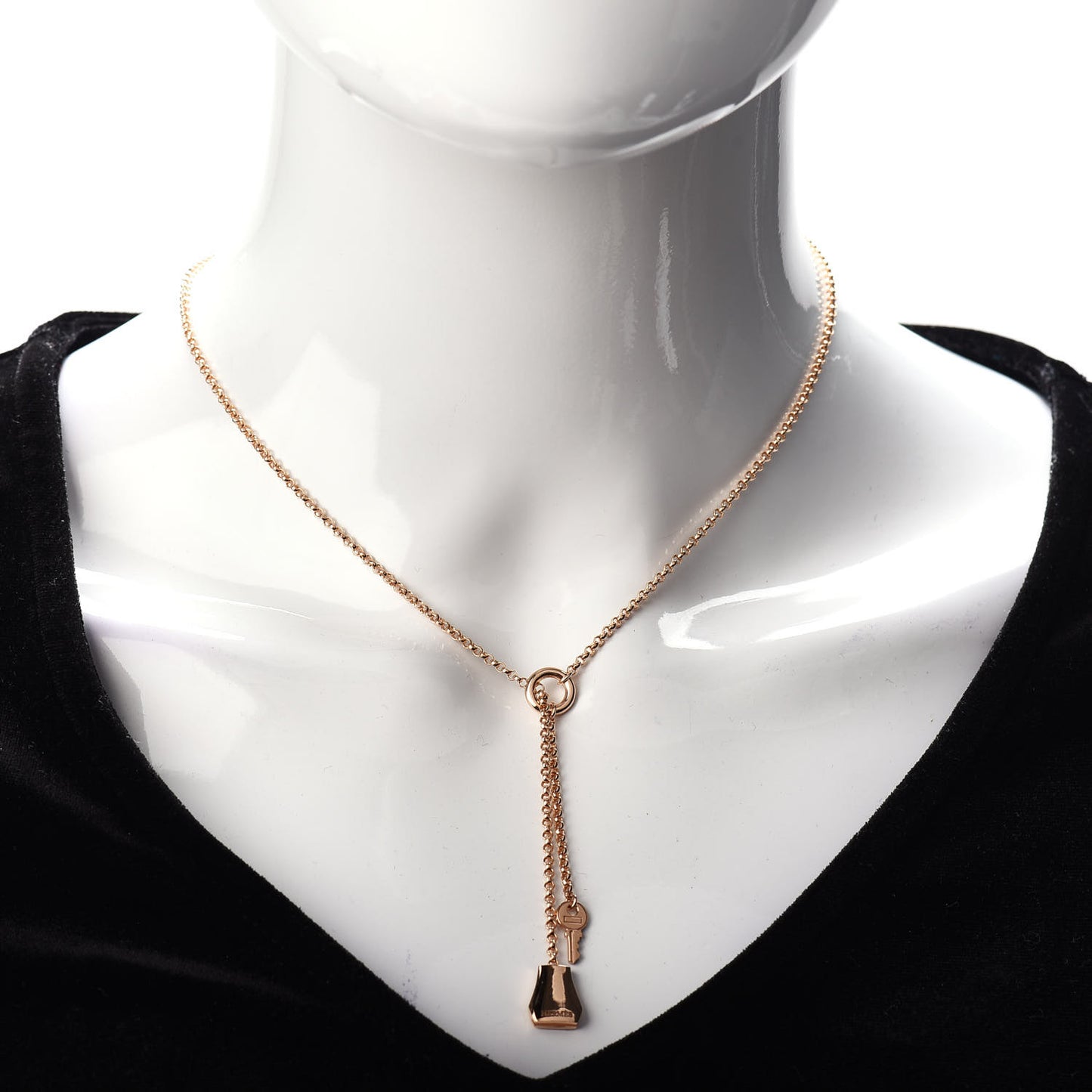 18K Rose Gold PM Kelly Clochette Necklace
