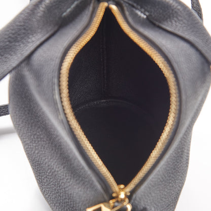 Loewe Calfskin Mini Bunny Crossbody Bag Black 5 of 6