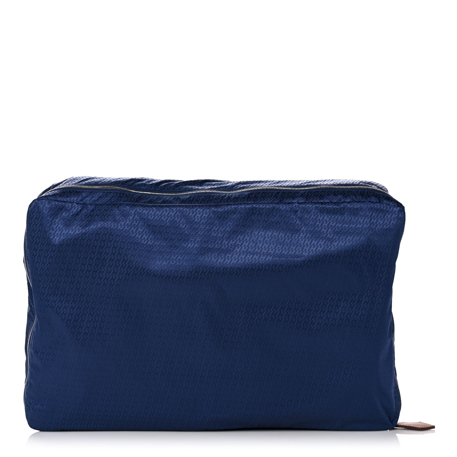 Hermes Technical Silk H en Bias Travelsilk Cube MM Bleu Saphir Fauve 1 of 10