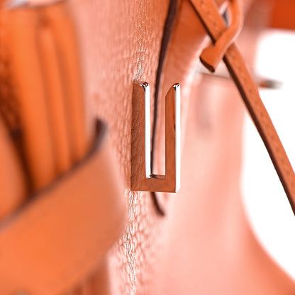 Hermes Taurillon Clemence Birkin 30 Orange 13 of 36