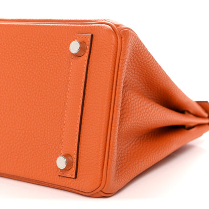 Hermes Togo Birkin 25 Orange 10 of 11