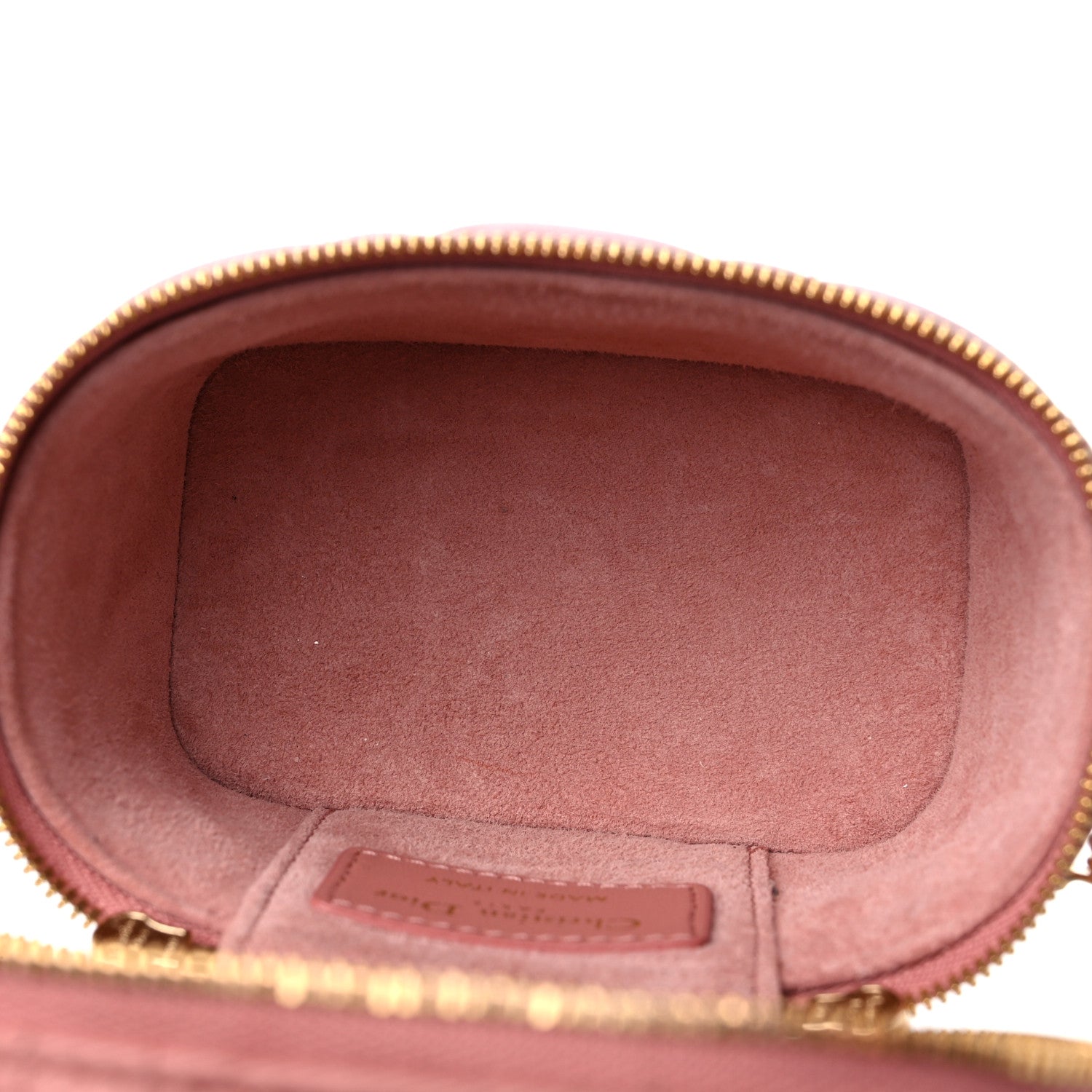 Christian Dior Lambskin Cannage Micro Vanity Case Ethereal Pink 5 of 8