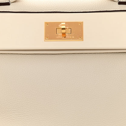 Hermes Taurillon Maurice Swift 24/24 29 Craie Nata Sesame 8 of 11