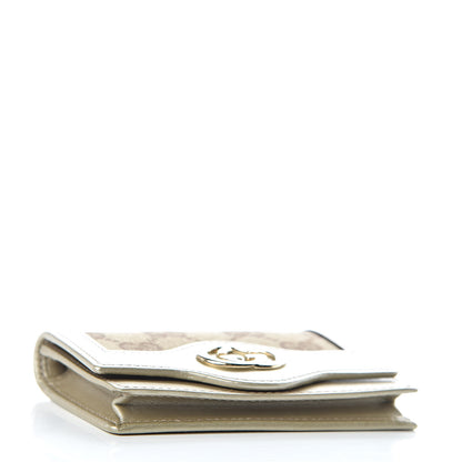 Gucci Monogram Sukey Card Case Gold 4 of 8