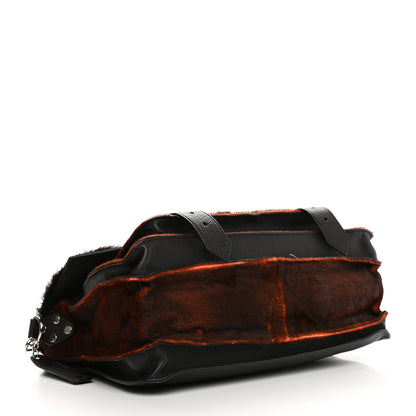 Proenza Schouler Calf Hair Leather PS1 Medium Satchel Chocolate 4 of 12