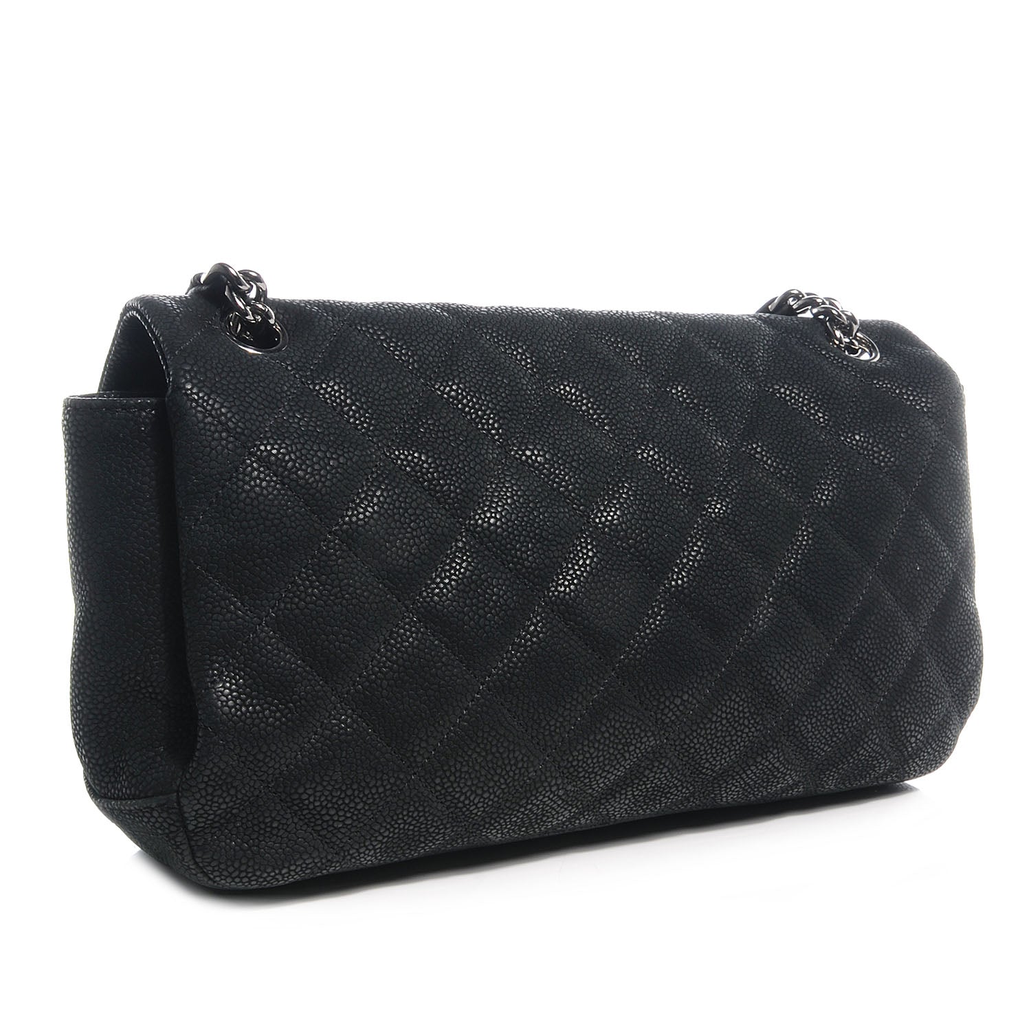 Chanel Iridescent Caviar Small Lady Pearly Flap Black 3 of 8
