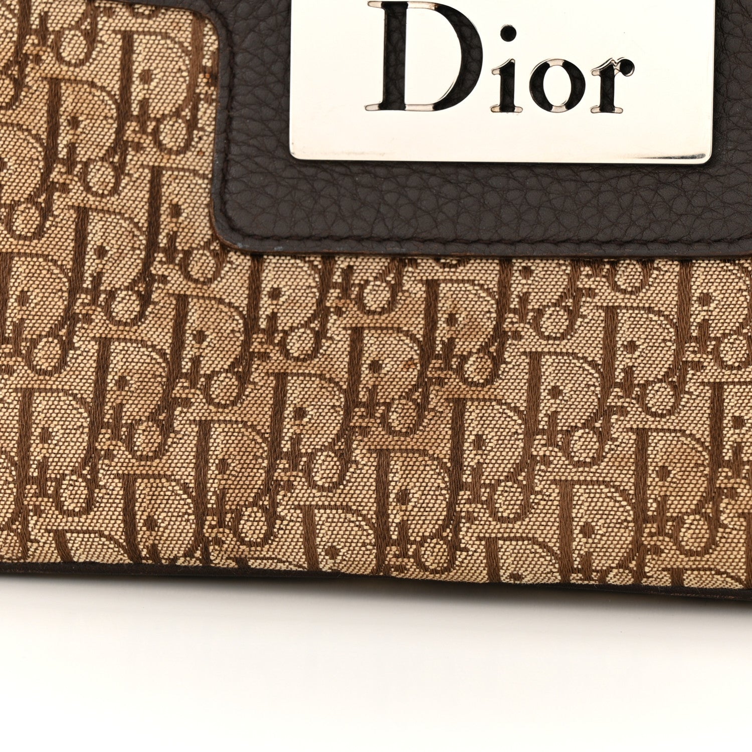 Christian Dior Monogram Street Chic Shoulder Bag Brown Beige 15 of 17