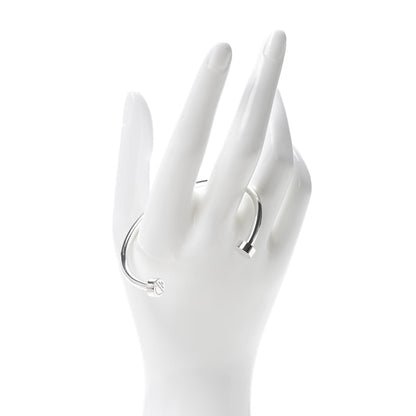 Tiffany Sterling Silver Return to Narrow Circle Edge Cuff Bracelet 2 of 5