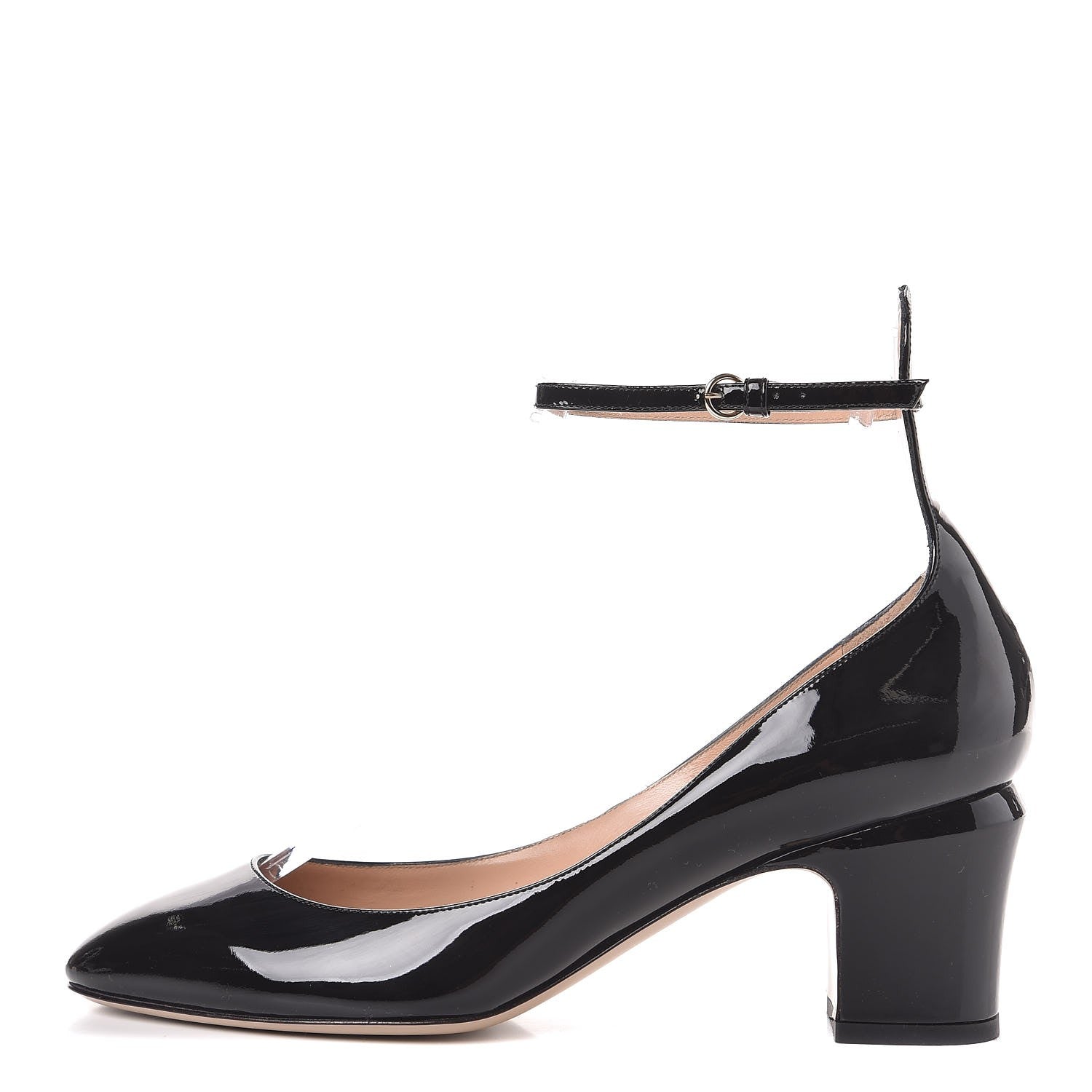 Valentino Garavani Patent Tan-Go Mary Jane 60mm Pumps 40 Black 1 of 8