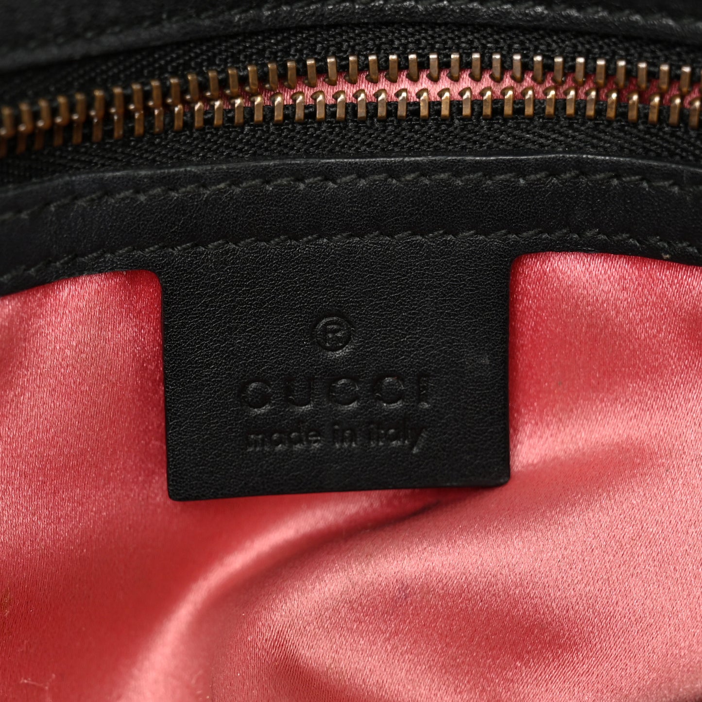 Velvet Matelasse Mini GG Marmont Shoulder Bag Black