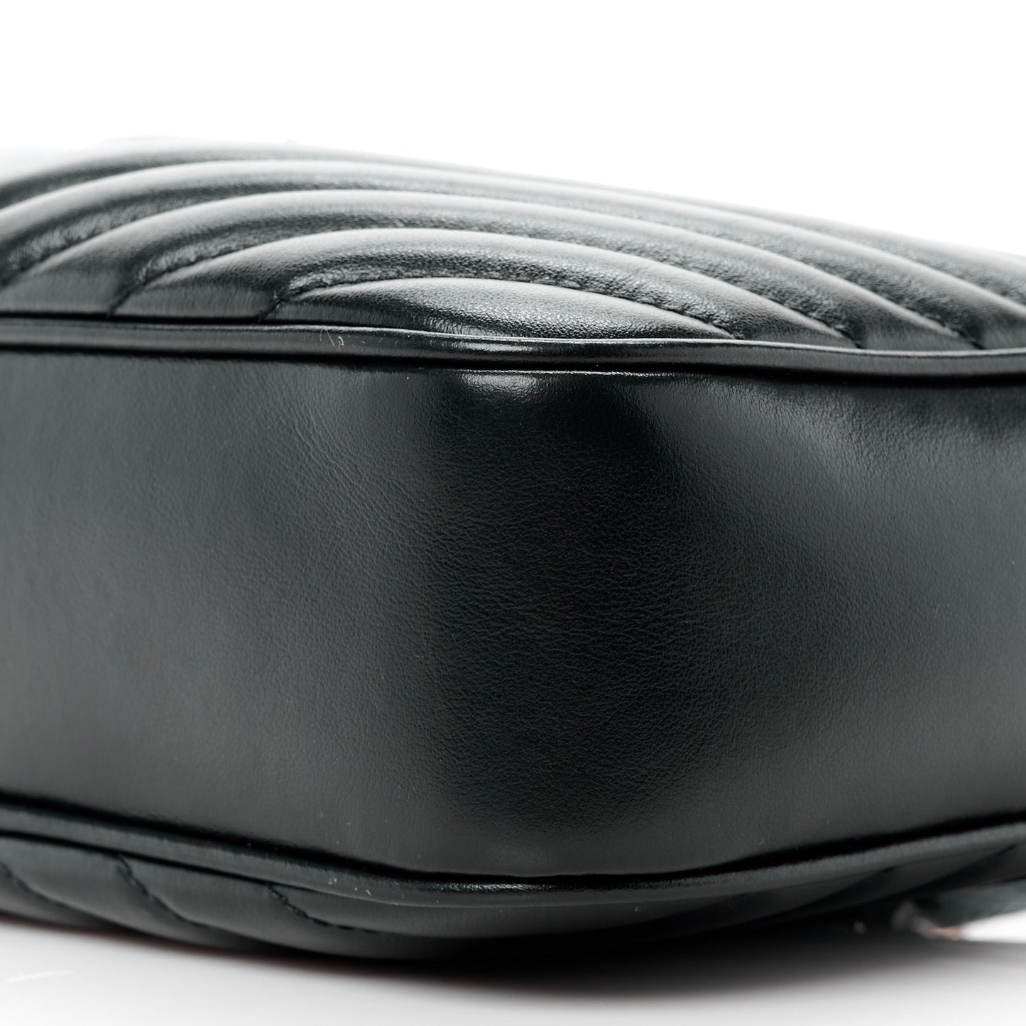 Calfskin Matelasse Monogram Lou Camera Bag Black