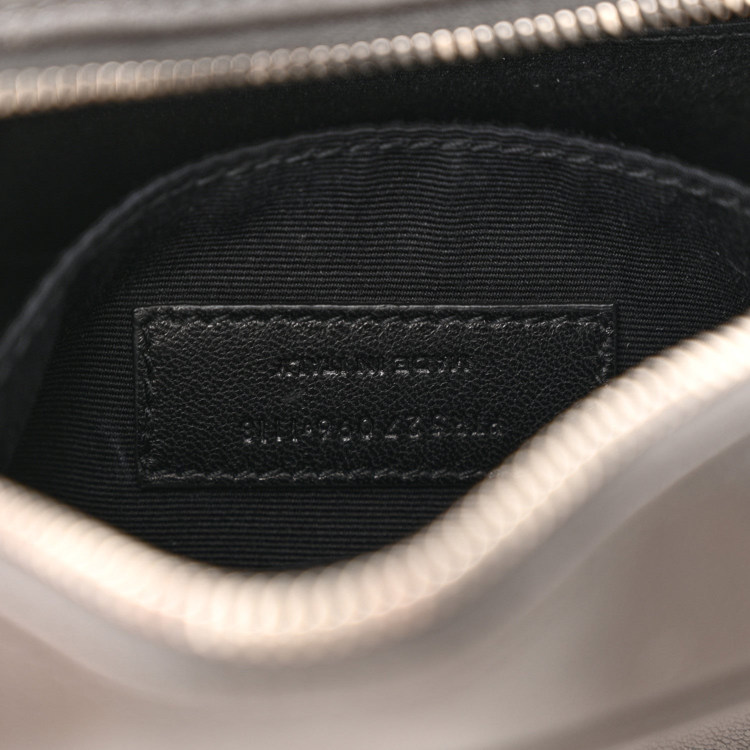 Saint Laurent Lambskin Monogram Lou Belt Bag Asphalt 7 of 16