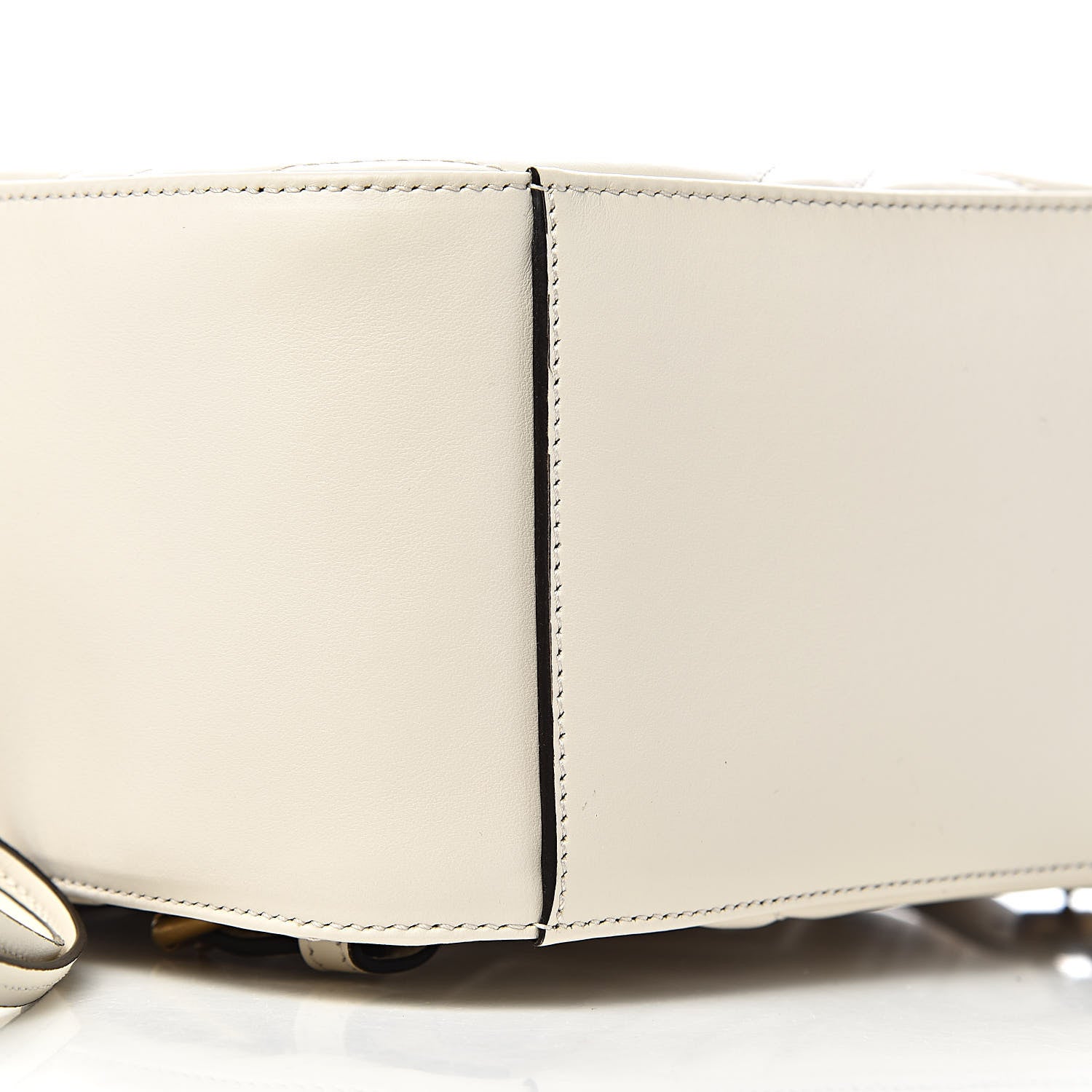 Gucci Calfskin Matelasse GG Marmont Dome Backpack White 8 of 10
