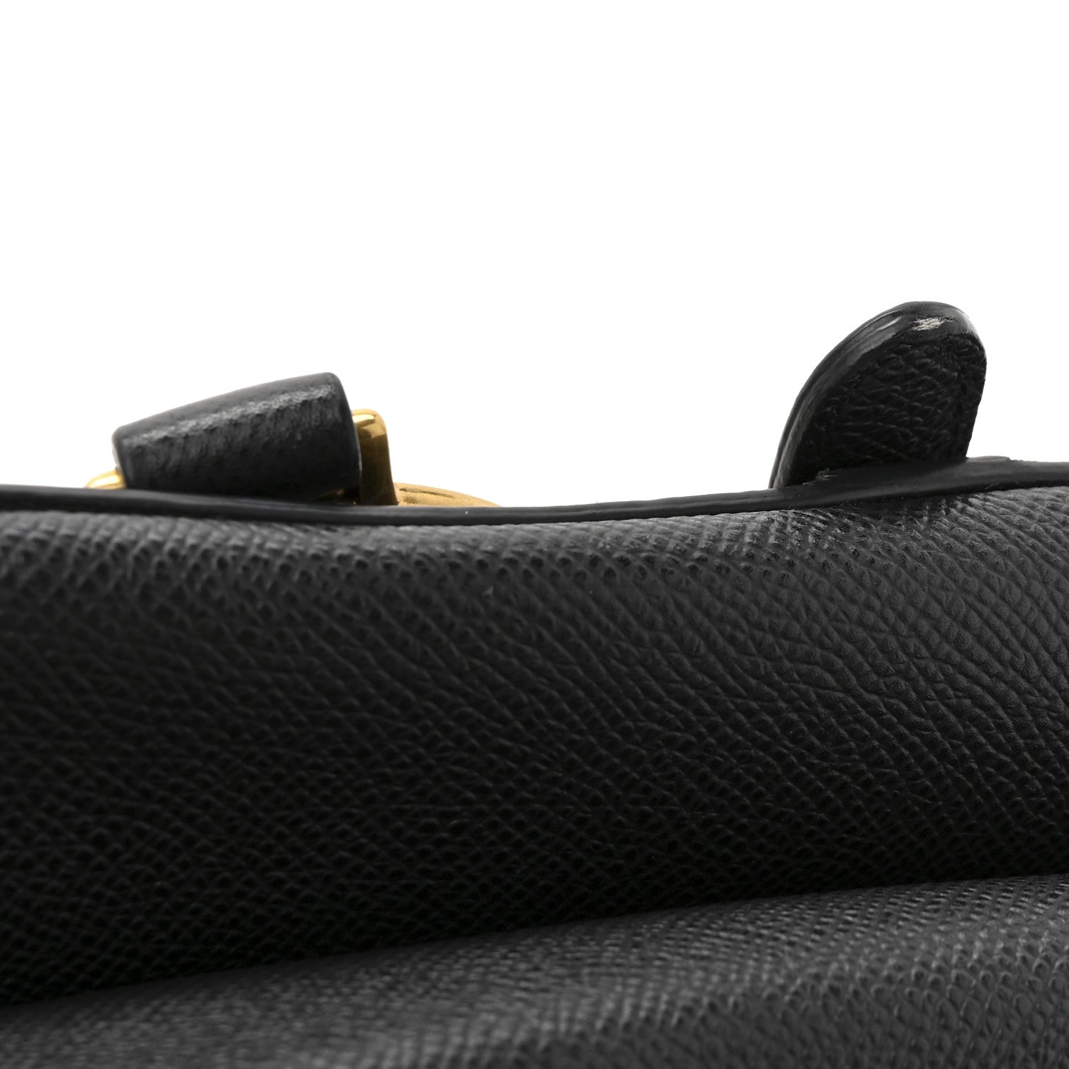 Christian Dior Grained Calfskin Saddle Bag Black 12 of 12