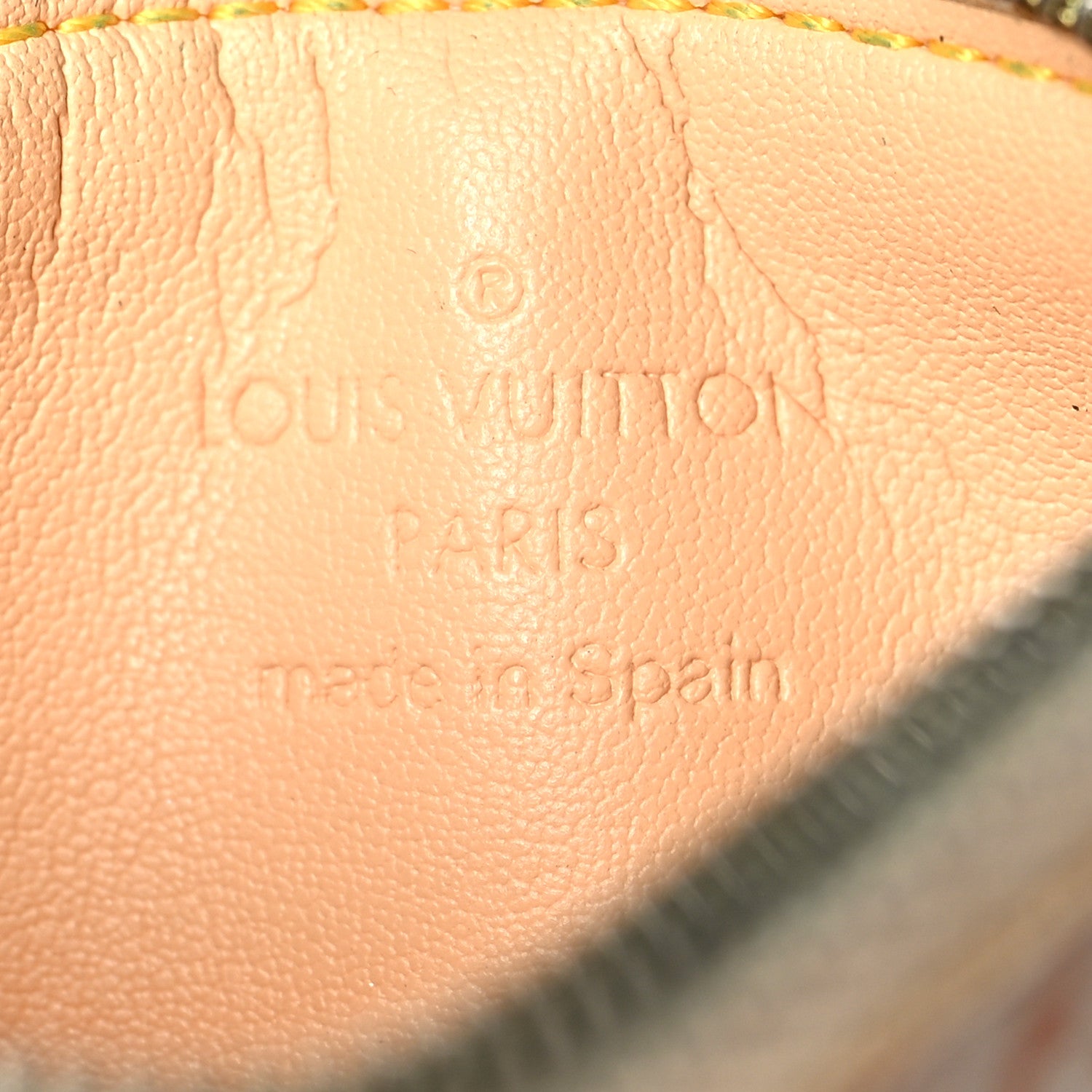 Louis Vuitton Monogram Multicolor Key Pouch White 6 of 12