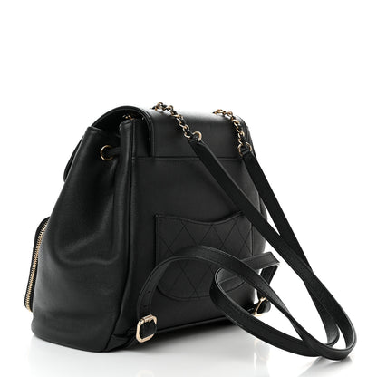 Chanel Caviar Quilted Business Affinity Backpack Black 2 of 10