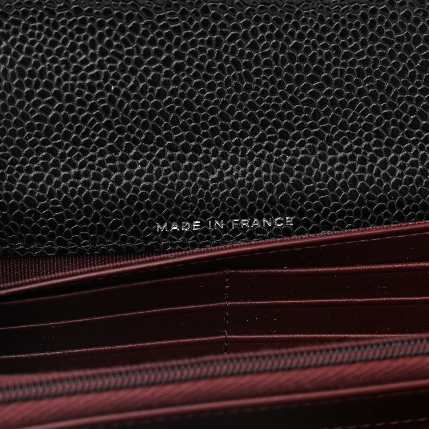 Chanel Caviar Quilted Large Gusset Flap Wallet Black 7 of 8