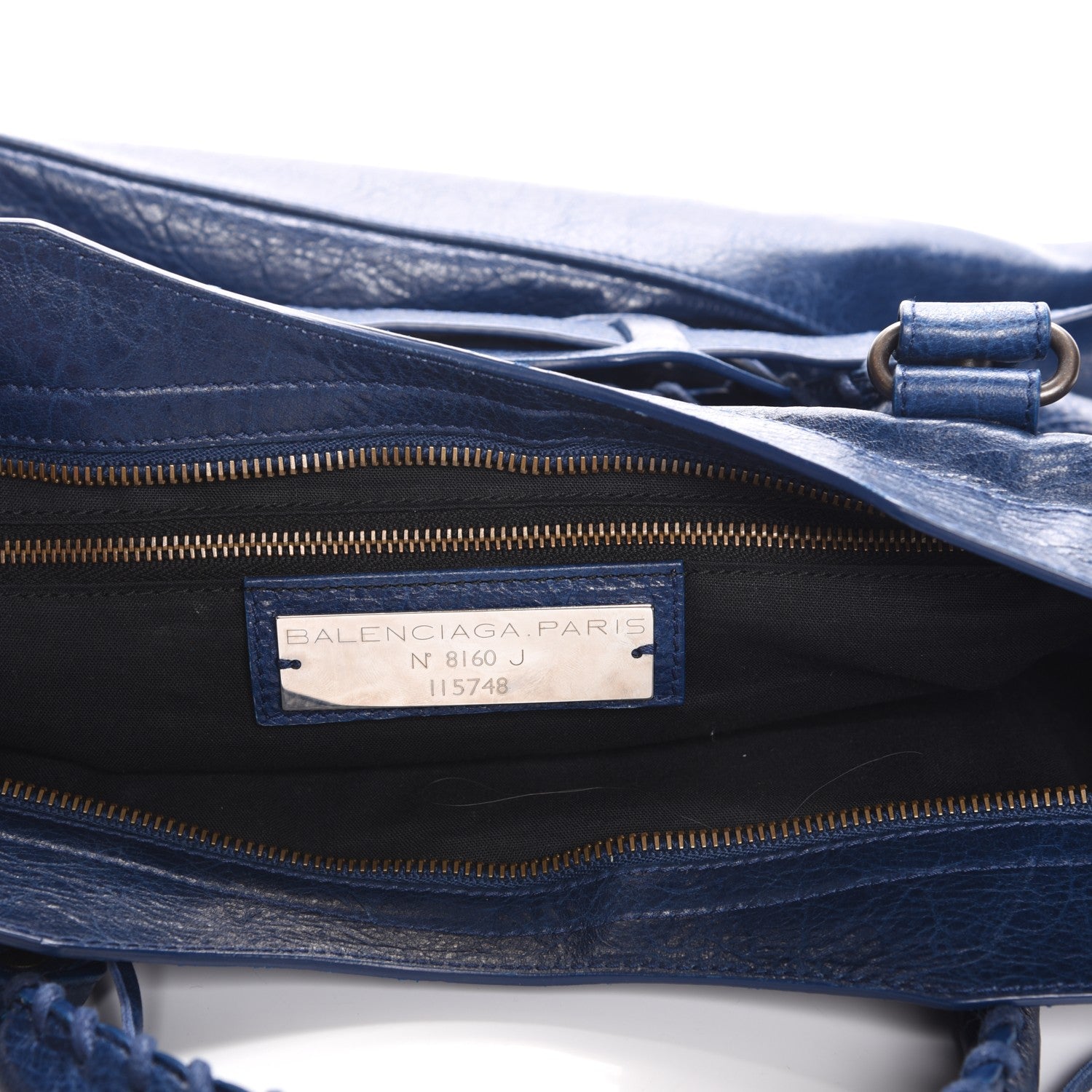 Balenciaga Agneau Classic Hardware City Bleu Mineral 7 of 8