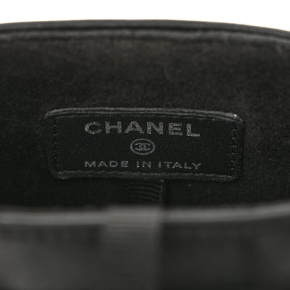 Chanel Lambskin Quilted Chain Around Phone Holder Black 7 of 13