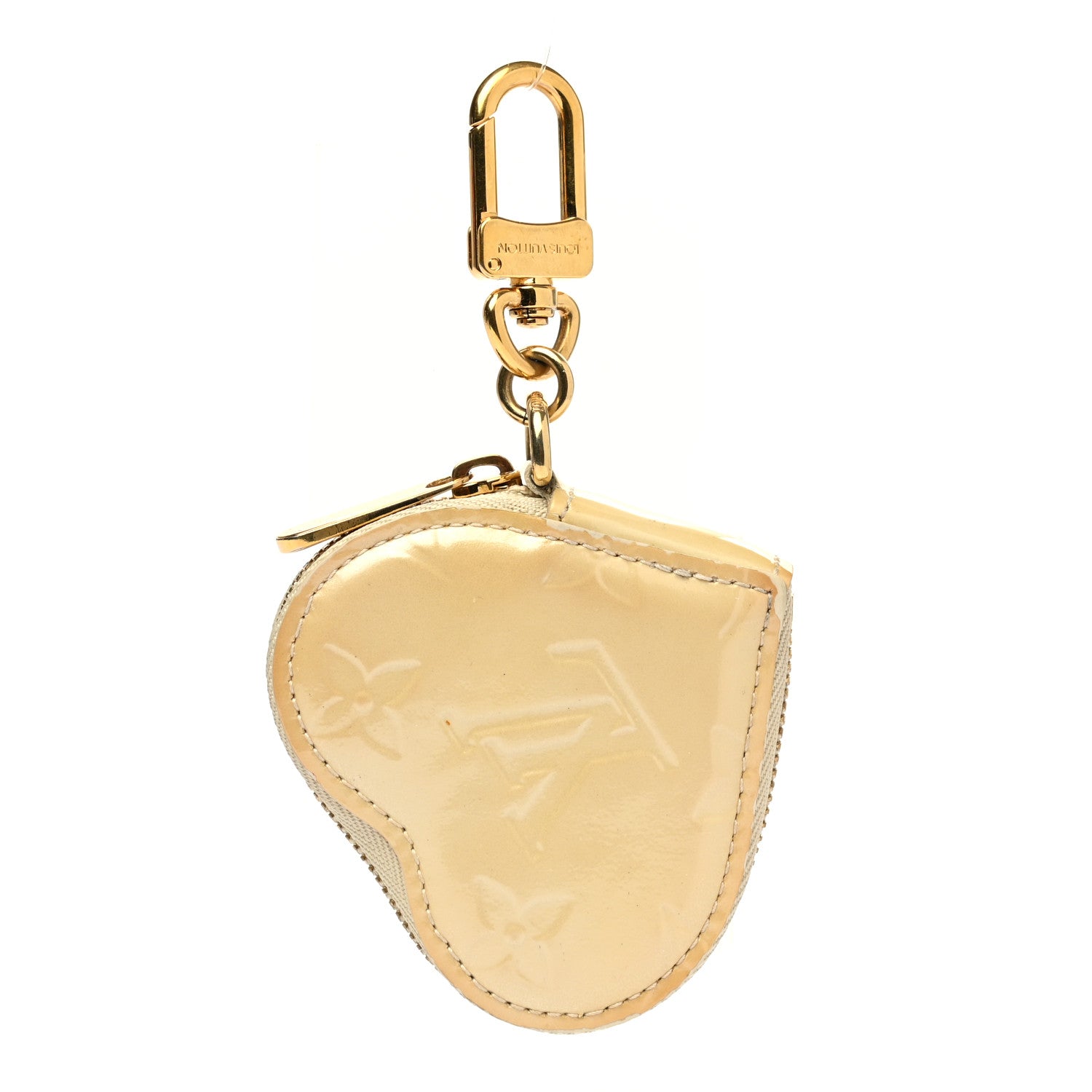 Louis Vuitton Vernis Heart Coin Purse Blanc Corail 1 of 9
