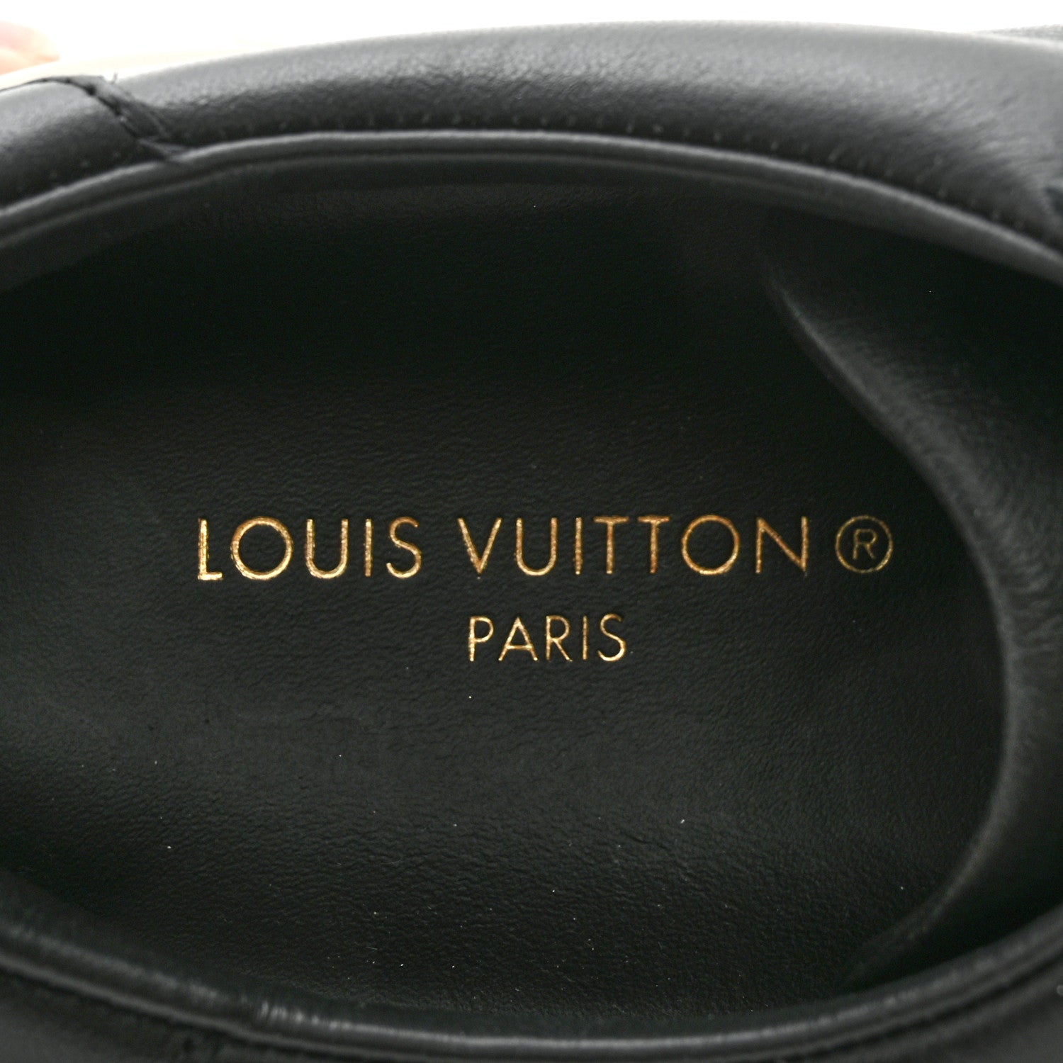 Louis Vuitton Calfskin Time Out Sneakers 37.5 Black 6 of 8