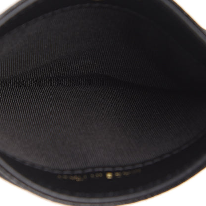 Chanel Caviar Camellia Embossed Card Holder Black 4 of 8