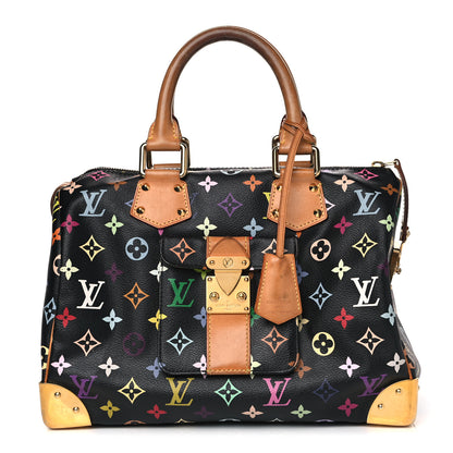 Louis Vuitton Monogram Multicolor Speedy 30 Black 1 of 16