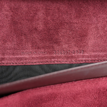 Saint Laurent Smooth Calfskin Long Marquage Document Case Bordeaux 8 of 8