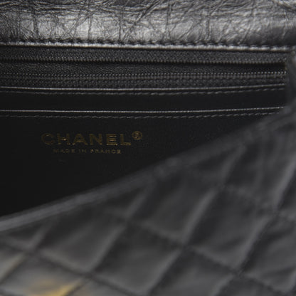 Chanel Aged Calfskin Quilted 2.55 Reissue Mini Flap Black 6 of 11