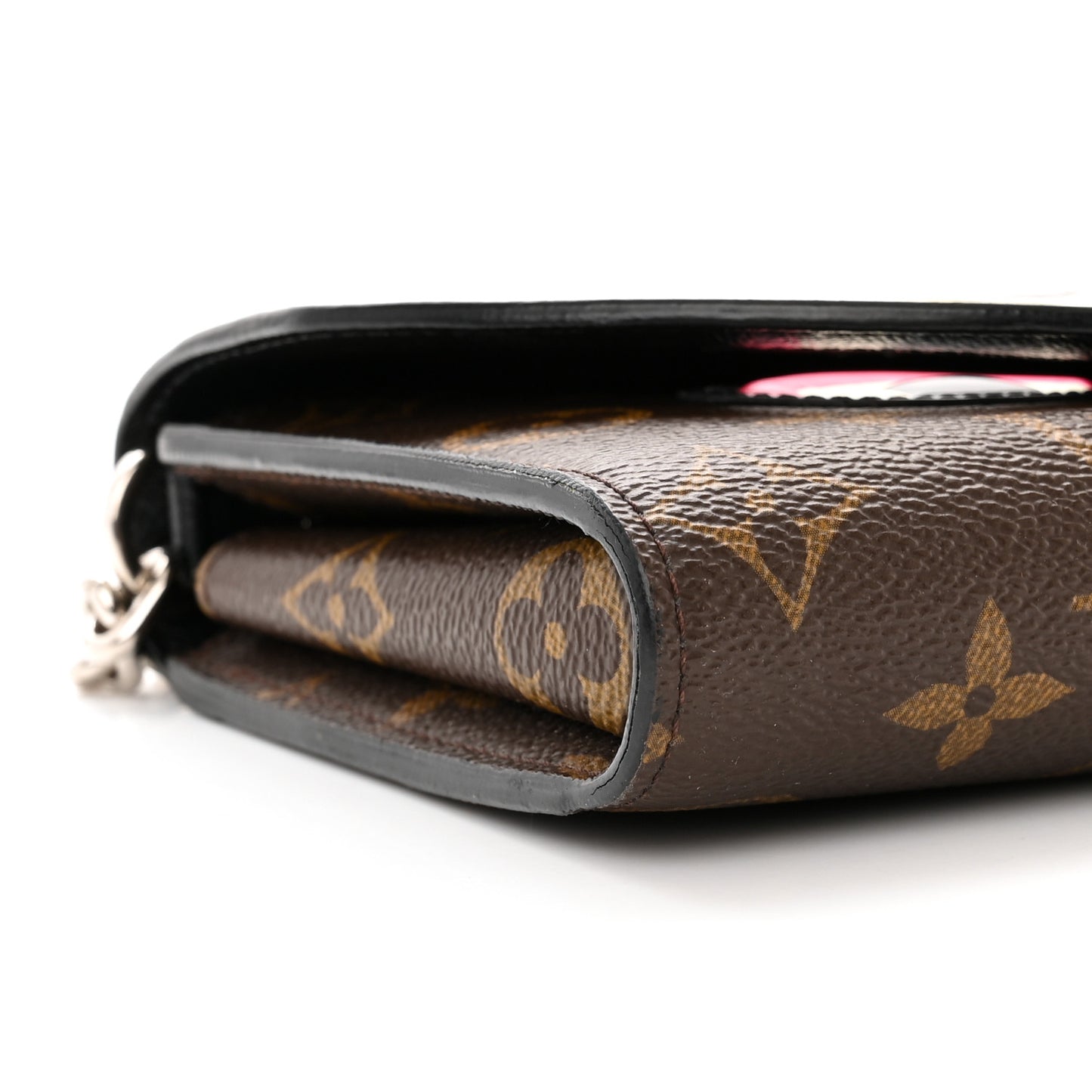 Monogram Kabuki Chain Wallet Black