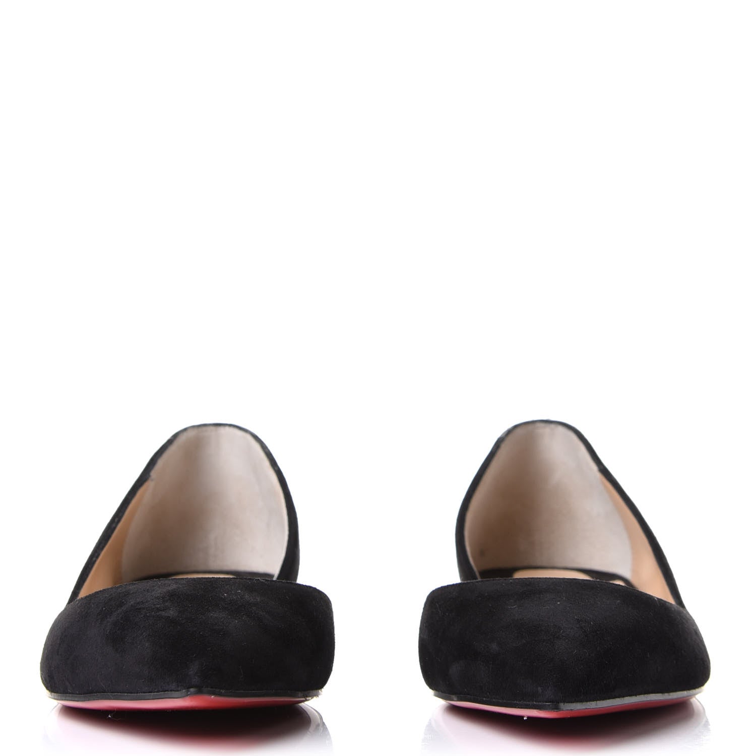 Christian Louboutin Veau Velours Iriza Flats 38 Black 2 of 7