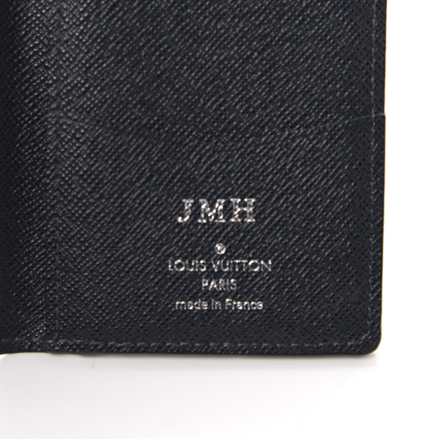 Monogram Pocket Organizer NM Cobalt Red Stripes