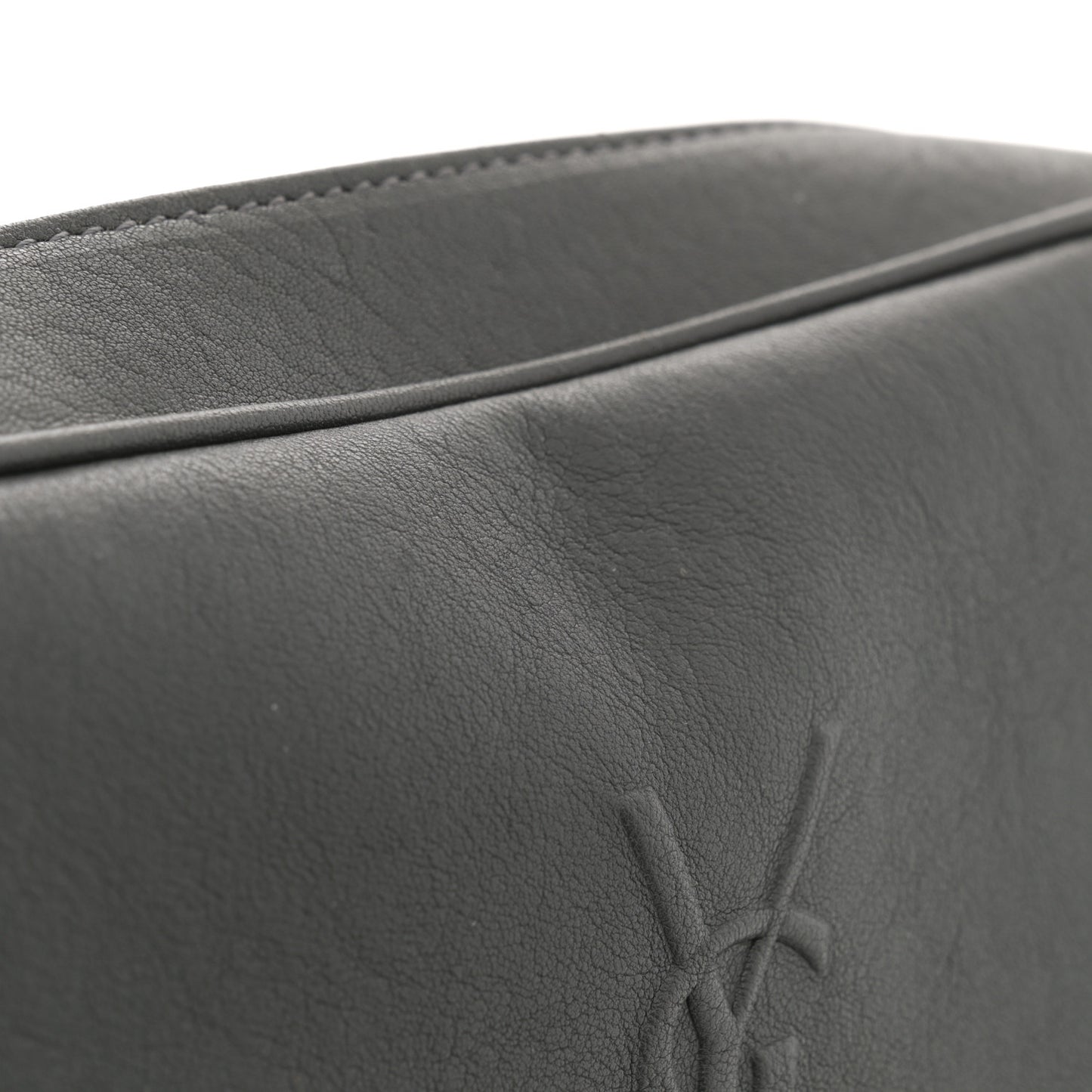 Lambskin Monogram Small Lou Camera Bag Asphalt