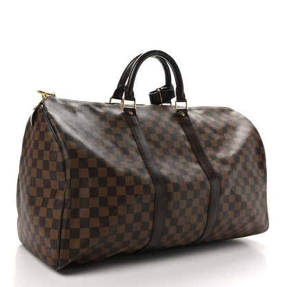 Louis Vuitton Damier Ebene Keepall 50 2 of 11