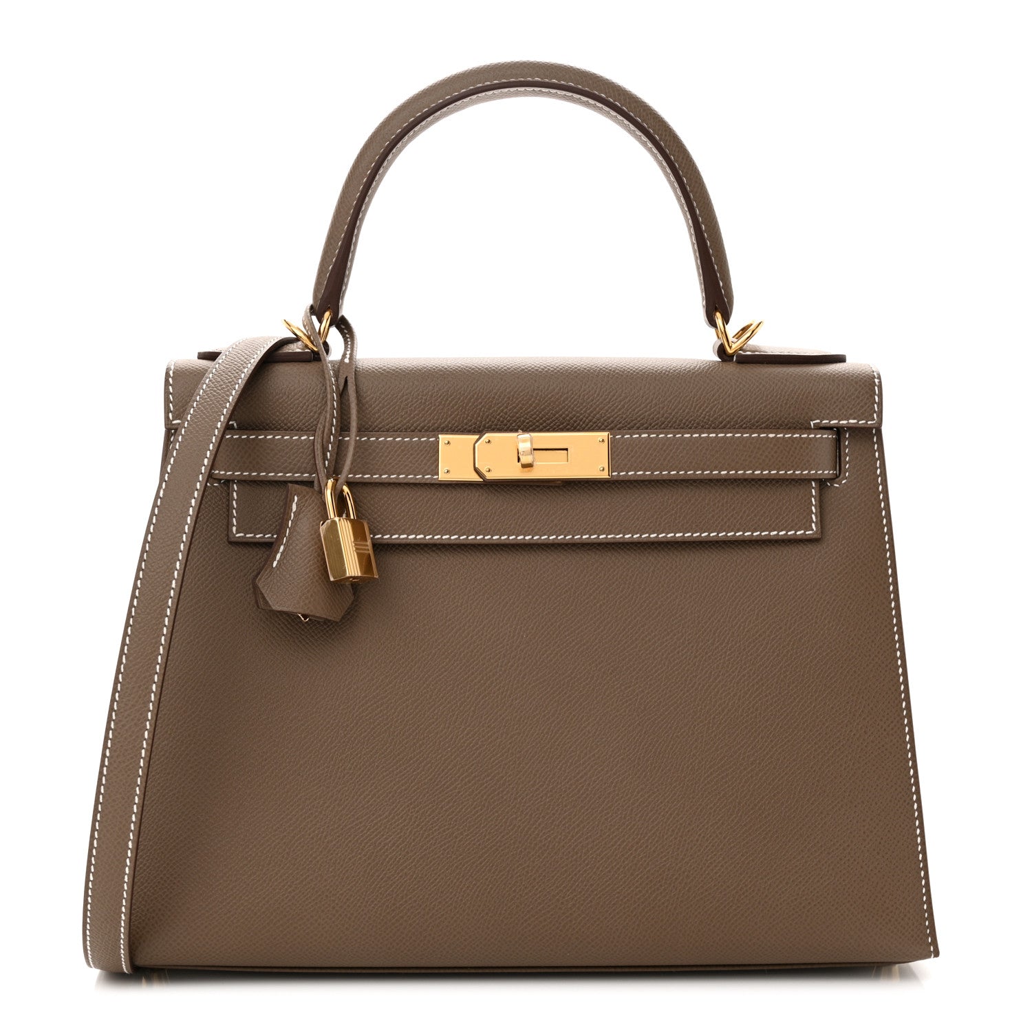 Hermes Epsom Kelly Sellier 28 Etoupe 1 of 13
