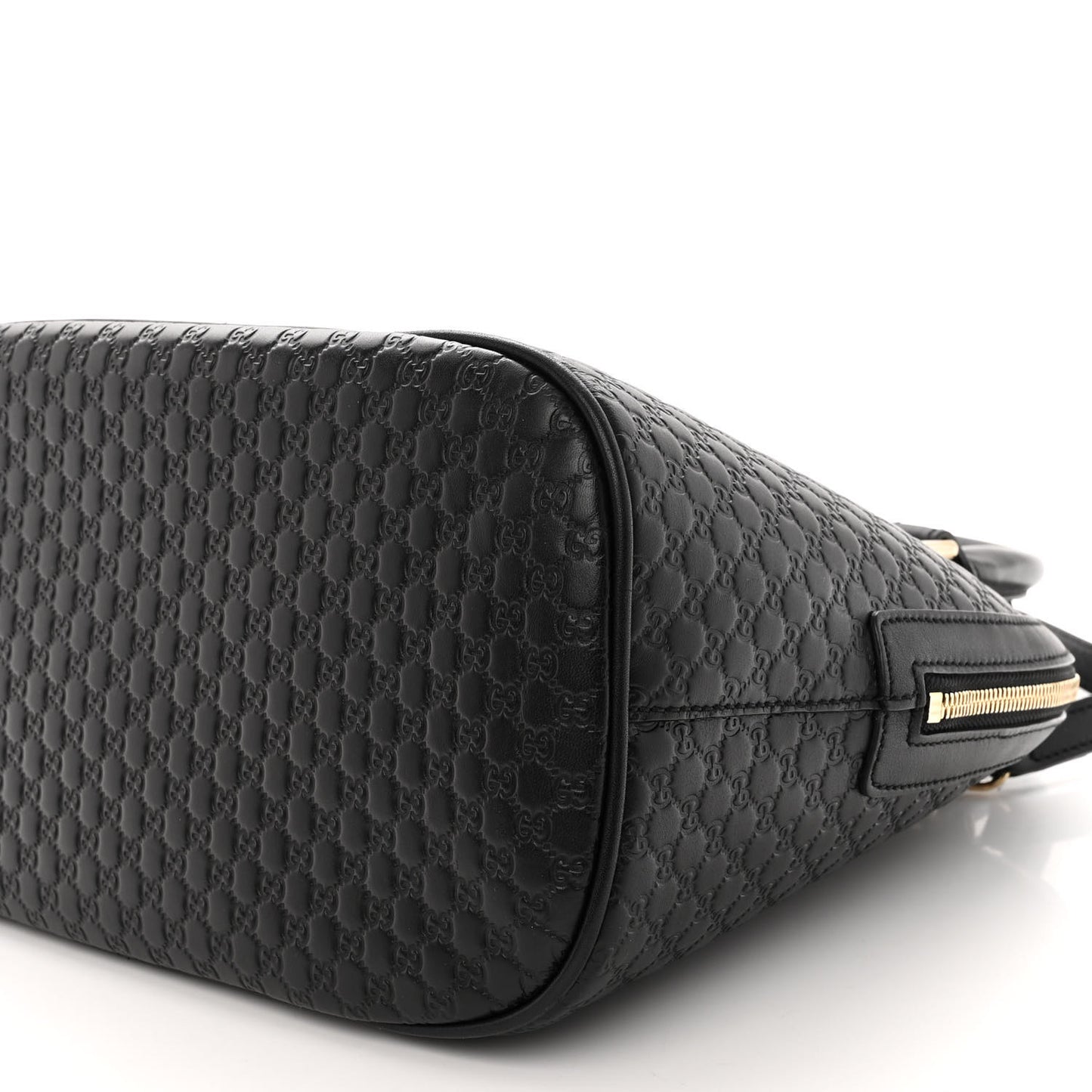 Microguccissima Medium Dome Bag Black