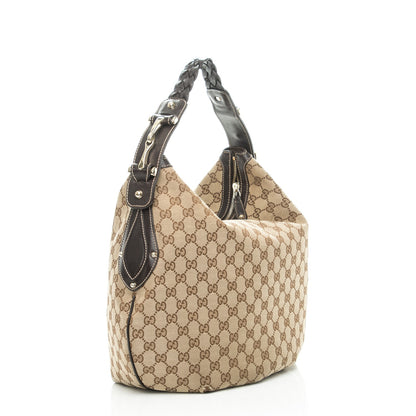 Gucci Monogram Medium Pelham Hobo Dark Brown 3 of 9
