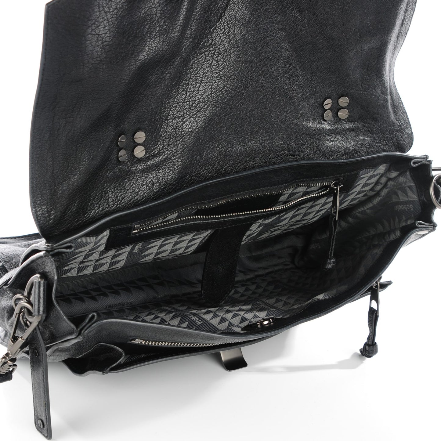 Lambskin PS1 Medium Satchel Black