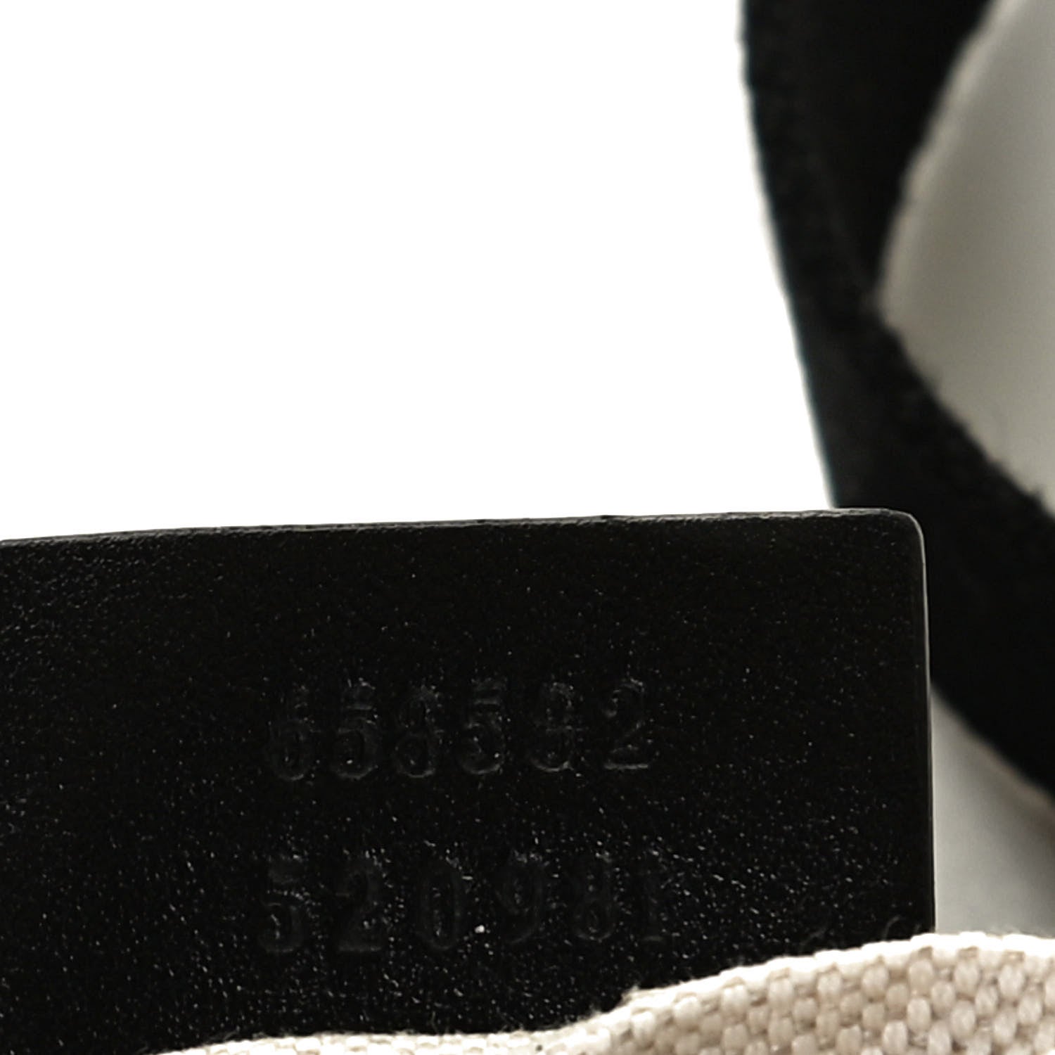 Gucci Calfskin GG Tennis Embossed Belt Bag Black 7 of 13