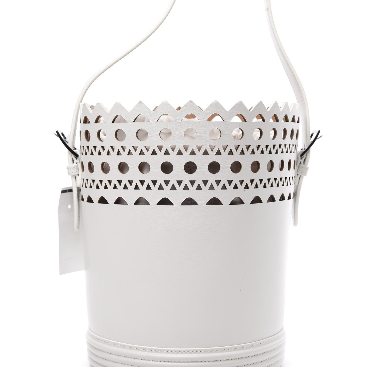 Lux Calfskin Vienne Edition 1992 Bucket Bag White